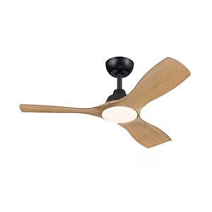 PHILIPS Olas  Ventilador de techo 106cm NegroMadera Led 24 W