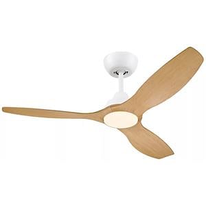 PHILIPS Olas  Ventilador de techo 132cm BlancoMadera Led 24 W