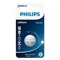 Blister Philips pila botón CR2032P5/01B Lithium 3V - Pilas