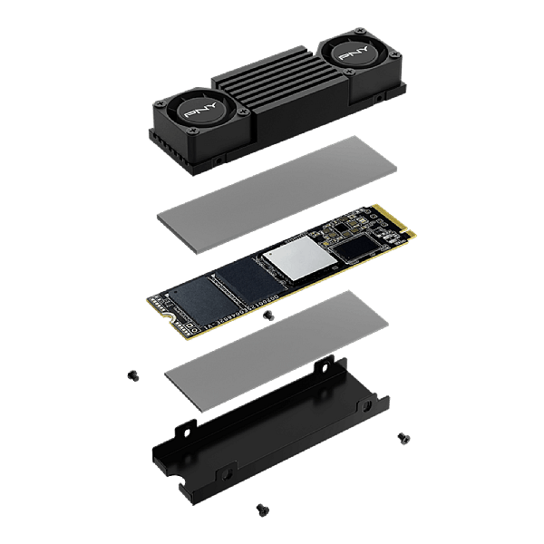 PNY CS3150 1TB  SSD M2 PCIe Gen5 x4 NVMe Disipador