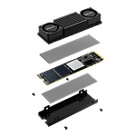 PNY CS3150 1TB  SSD M2 PCIe Gen5 x4 NVMe Disipador