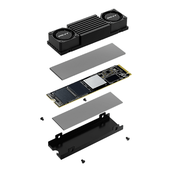 PNY CS3150 2TB  SSD M2 PCIe Gen5 x4 NVMe Disipador