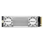 PNY CS3150 2TB  SSD M2 PCIe Gen5 x4 NVMe Disipador Blanco