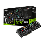 PNY GeForce RTX 4070 Super ARGB OC 12GB GDDR6 DLSS3  Tarjeta Gráfica Nvidia