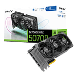 PNY GeForce RTX 5070 Ti OC Triple Fan 16GB GDDR7 DLSS4  Tarjeta Gráfica Nvidia