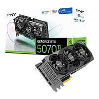 PNY GeForce RTX 5070 Ti OC Triple Fan 16GB GDDR7 DLSS4 | Tarjeta Gráfica Nvidia