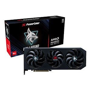 PowerColor Radeon RX 9070 Hellhound OC 16GB GDDR6 RDNA4  Tarjeta Gráfica AMD