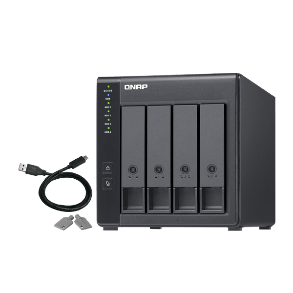 QNAP TR004 Expansión de 4 bahías USB 32  NAS