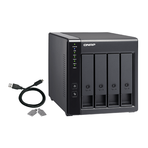 QNAP TR004 Expansión de 4 bahías USB 32  NAS