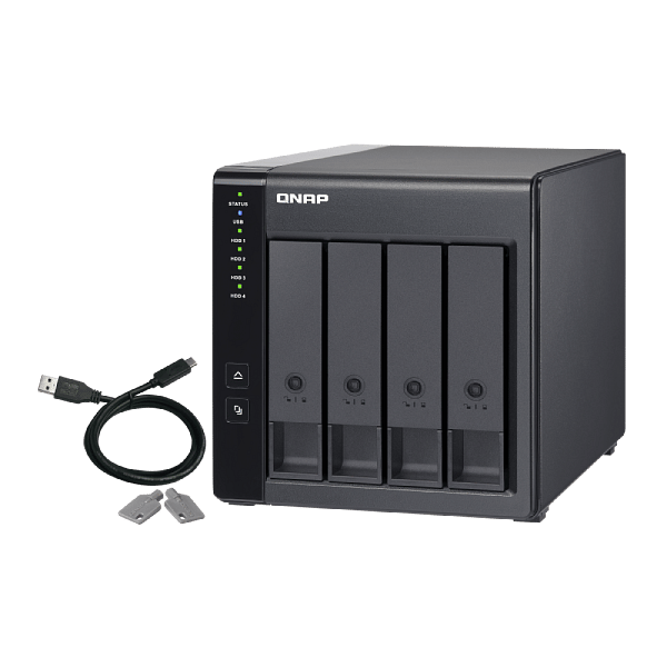 QNAP TR004 Expansión de 4 bahías USB 32  NAS