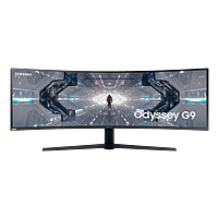 Monitor Gaming Ultrapanorámico Curvo Samsung Odyssey G9 G95TSSP 49"/ Dual QHD/ 1ms/ 240Hz/ VA/ Blanco y Negro