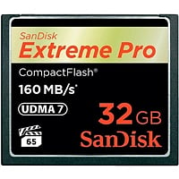 SanDisk Extreme Pro 32GB 160MB/s - Tarjeta CompactFlash