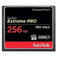 SanDisk Extreme Pro 256GB 160MB/s - Tarjeta CompactFlash