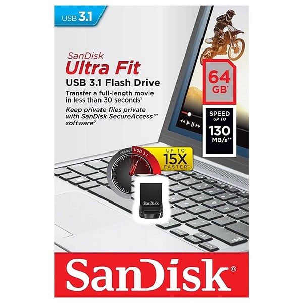 SanDisk Ultra Fit USB 31 64GB  PenDrive