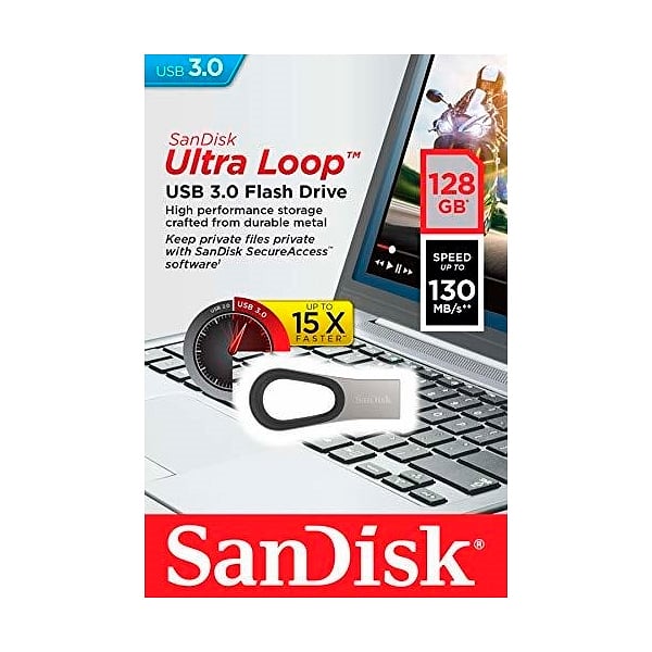 SanDisk Ultra Loop USB 30 128GB  PenDrive