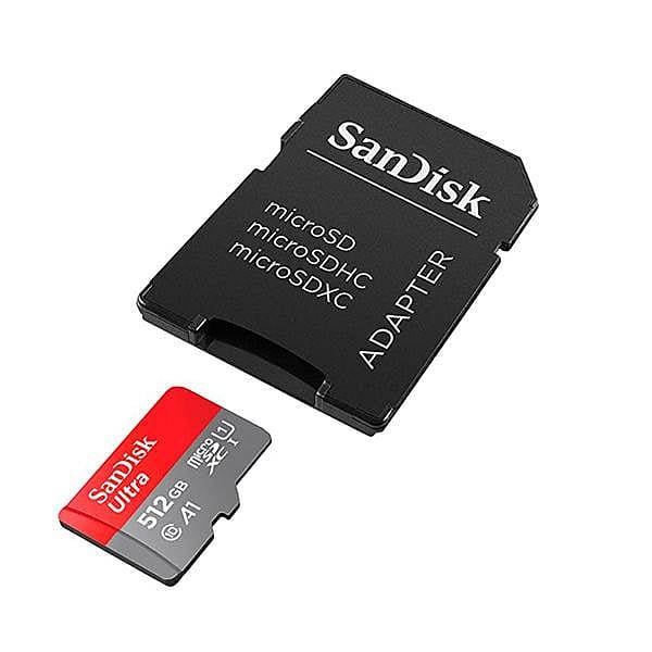 Sandisk Ultra 512GB 150MBs cada 10 UHSI  Tarjeta MicroSD