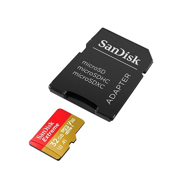 SanDisk Extreme 32GB 100MBs 60MBs cadap  Tarjeta microSD