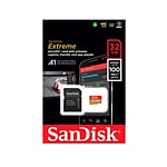 SanDisk Extreme 32GB 100MBs 60MBs cadap  Tarjeta microSD