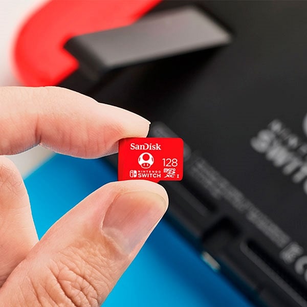 SanDisk Micro SD 128GB para Nintendo Switch Mario  Memoria