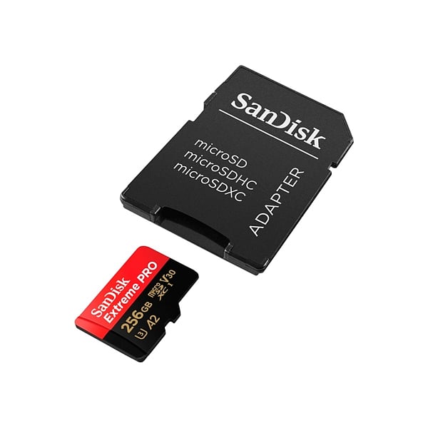 SanDisk Extreme Pro 256GB 170MBs cAdap  Soft  MicroSD