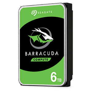 Seagate BarraCuda 6TB 35 256MB SATA  Disco Duro