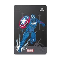 Seagate Game Drive HDD 2TB USB 3.0 Avengers Edition Capitán América para PS4 - Disco Duro Externo