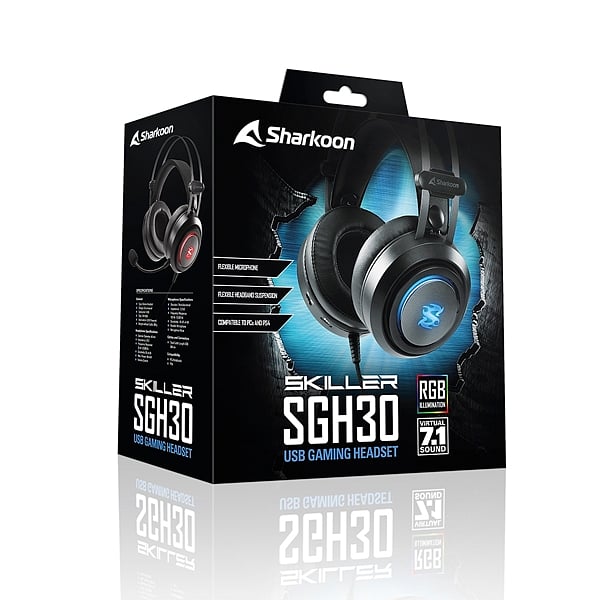 Sharkoon SGH30 71 USB  Auricular