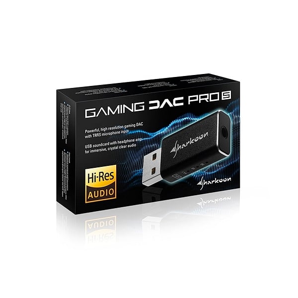 Sharkoon Gaming DAC Pro S V2 USB  Tarjeta de Sonido