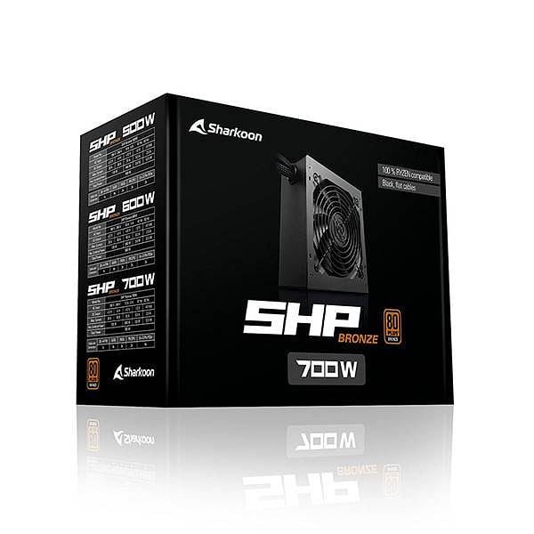 Sharkoon SHP 700W 80 Bronze  Fuente de Alimentación