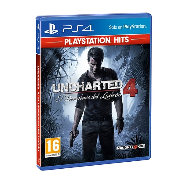 Sony PS4 HITS Uncharted 4  Videojuego