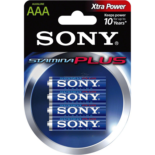 Sony Stamina Plus Alcalina 4xAAA  Pilas y baterías