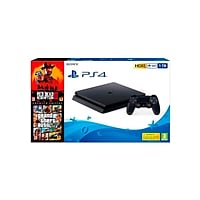 Sony Pack PS4 1TB Consola + RDR2 + GTA V Premium