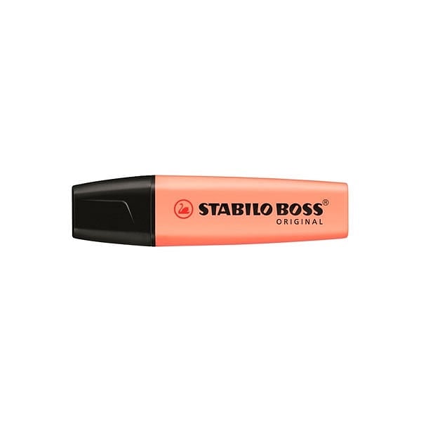Marcador Fluorescente Stabilo Boss color Naranja Melocot