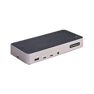 StarTechcom Docking Station de 3 Monitores 4K  Hub 5x USB  PD de 100W