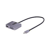 StarTech.com Adaptador de Vídeo USB C a HDMI/VGA 4K HDR, PD 3.0 de 100W