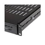 StarTechcom Estante Fijo para Rack con Profundidad Ajustable 1U