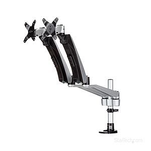 StarTechcom Soporte para Dos Monitores con Brazos Moviles Apilable