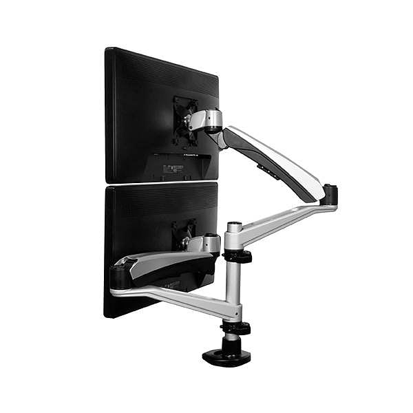 StarTechcom Soporte para Dos Monitores con Brazos Moviles Apilable