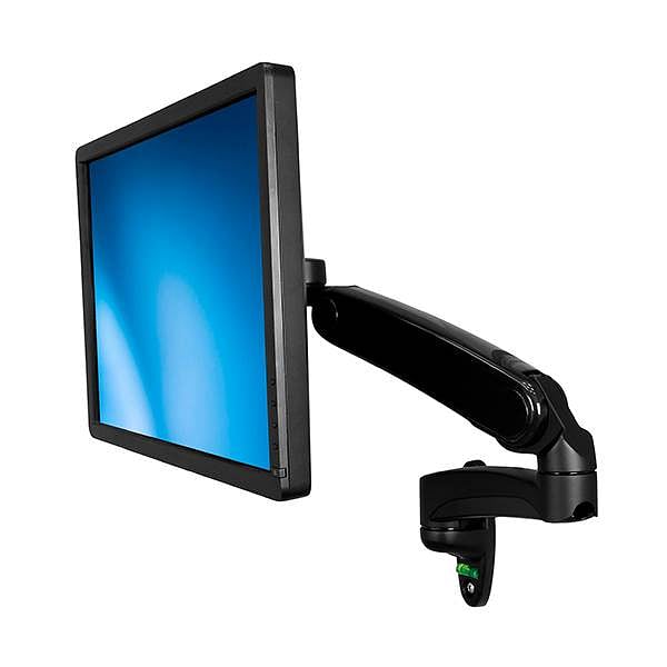StarTechcom Brazo Soporte de Pared para 1 Monitor con Ajuste de Altura
