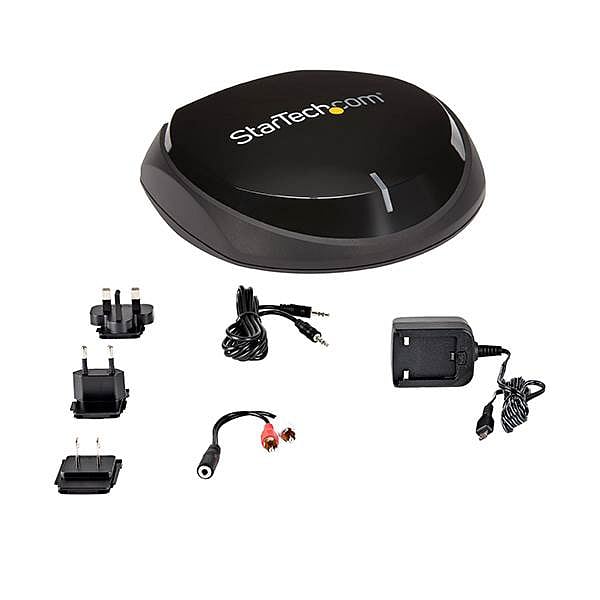 StarTechcom Adaptador Receptor Bluetooth 50 de Audio con NFC y aptX