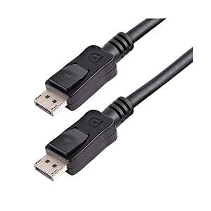 StarTechcom Cable de 5m DisplayPort 4K HBR2 con Cierre 2x Macho