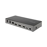 StarTechcom Docking Station USB C de 3 Monitores  USB Tipo C  PD 100W