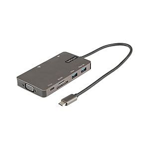 StarTechcom Adaptador Multipuertos USB C HDMI o VGA USB 30 PD 100W