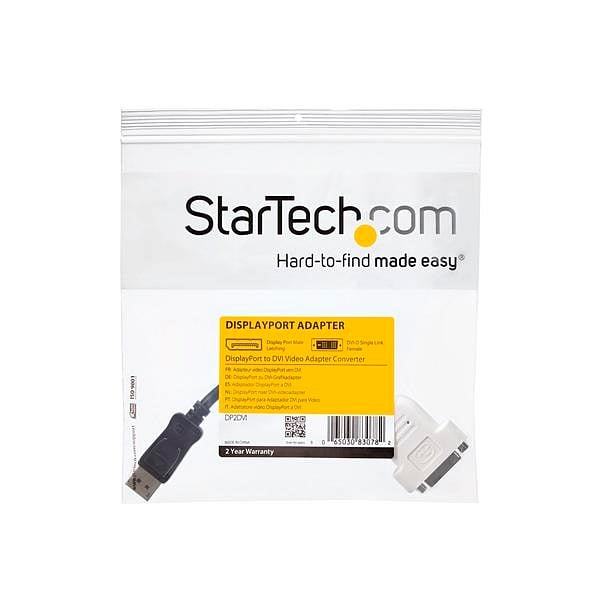 StarTechcom Displayport a DVI  Adaptador