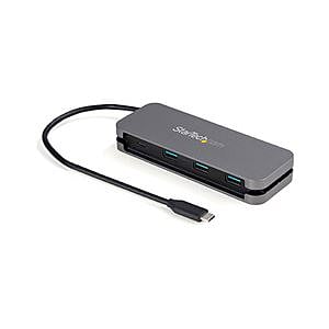 StarTechcom Hub Ladrón USB C de 4 Puertos 3xA 1xC  USB 30 Tipo C