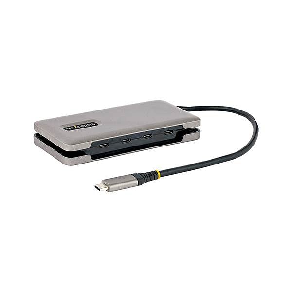 StarTechcom Hub USB C de 4 Puertos PD 100W de Paso  Ladrón USB Tipo C