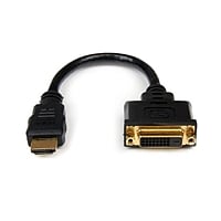 StarTech.com Adaptador 20cm HDMI-DVI - Cable de video