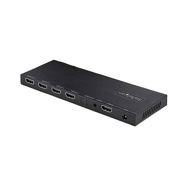 StarTechcom Splitter HDMI de 4 Puertos 4K 60Hz Escalador Incorporado