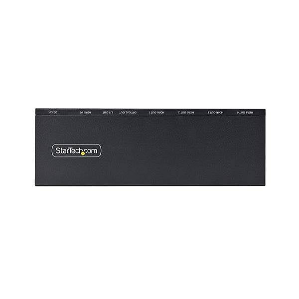 StarTechcom Splitter HDMI de 4 Puertos 4K 60Hz Escalador Incorporado