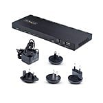 StarTechcom Splitter HDMI de 4 Puertos 4K 60Hz Escalador Incorporado